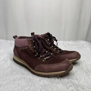 BIONICA / maroon Tierra All Weather low top wool hiking boots / 9.5